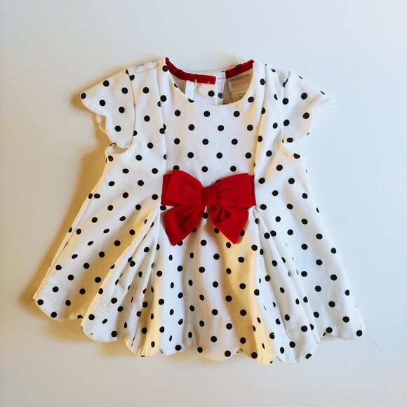 Maggie & Zoe Short-Sleeved Polka-Dot Dress 12 months - Picture 10 of 10
